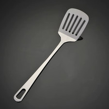 1/2 Pcs Stainless Steel Spatulas Set, Metal Spatula Solid & Slotted for Kitchen 