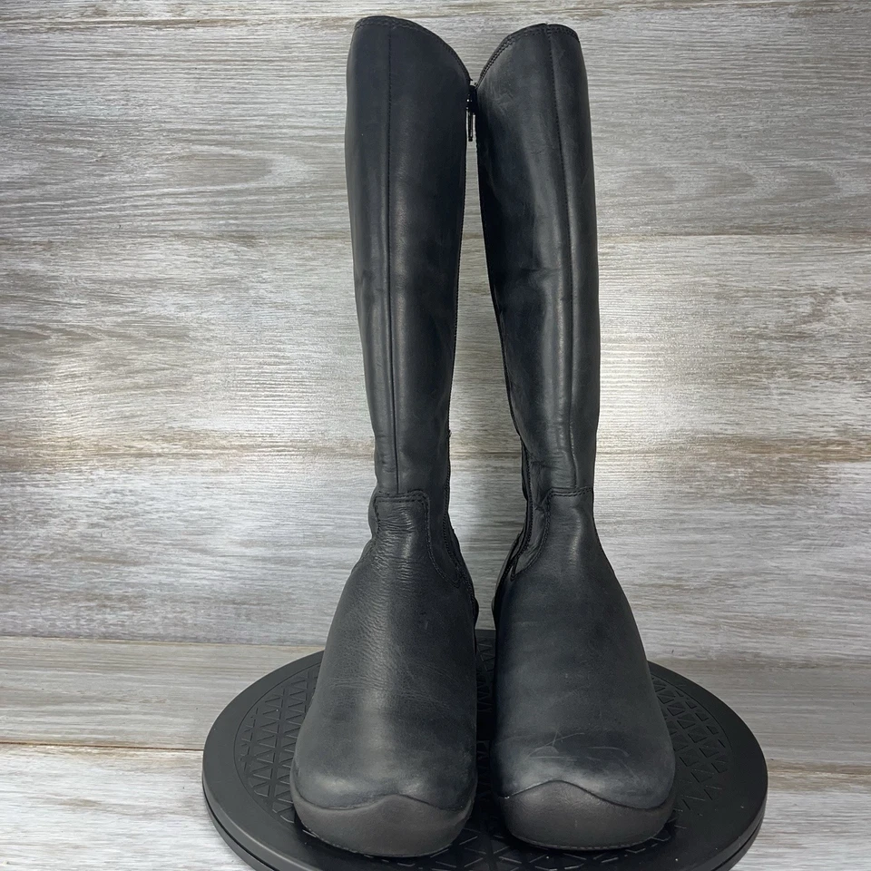 Keen Women's Bern Baby Bern II tall Black Leather Boots Size 6.5 - Image 2 of 4