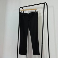 Prada Women Black Tailored Dress Pants Trousers