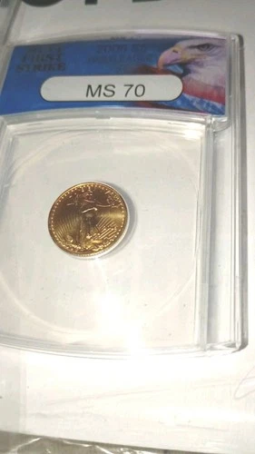 $5 Gold eagle Coin Graded Anacs MS70.