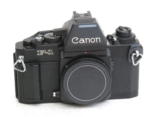 Canon new F1 with AE finder and body cap, US SELLER "LQQK"