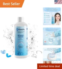 Ultrasonic Retainer Cleaner Solution for Dental Devices 8.5oz Odor Stain Remover