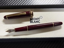 Montblanc Meisterstück 144 Bordeaux pennino bicolore EF penna stilografica extra fine