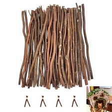 Matériel De Branche Bâtons, 50 Pièces Bâtons De Bois Branche, 20 cm de Long, ...
