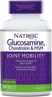 NATROL Glucosamin Chondroitin MSM (Glucosamin, Methylsulfonylmethan) 150 Tablett