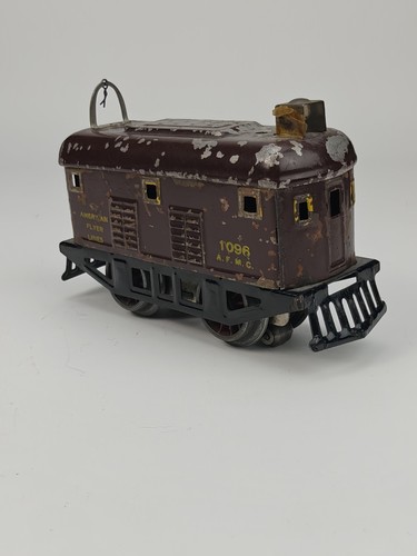 Vorkrieg American Flyer Spur O 1096 Elektrolok Weißblech getestet selten  | Zustand: Used