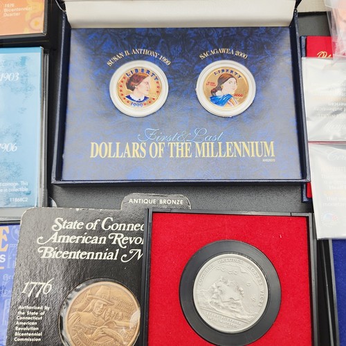 Large US and World Coin Collection Lot Wheat Cents Proof Sets Medals and More - Picture 13 of 23