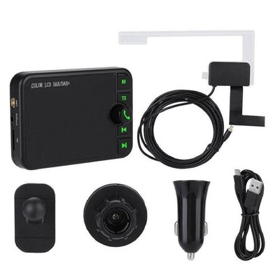 In Auto DAB + Digital Radio Adapter FM Transmitter, Bluetooth Empfänger Car Kit