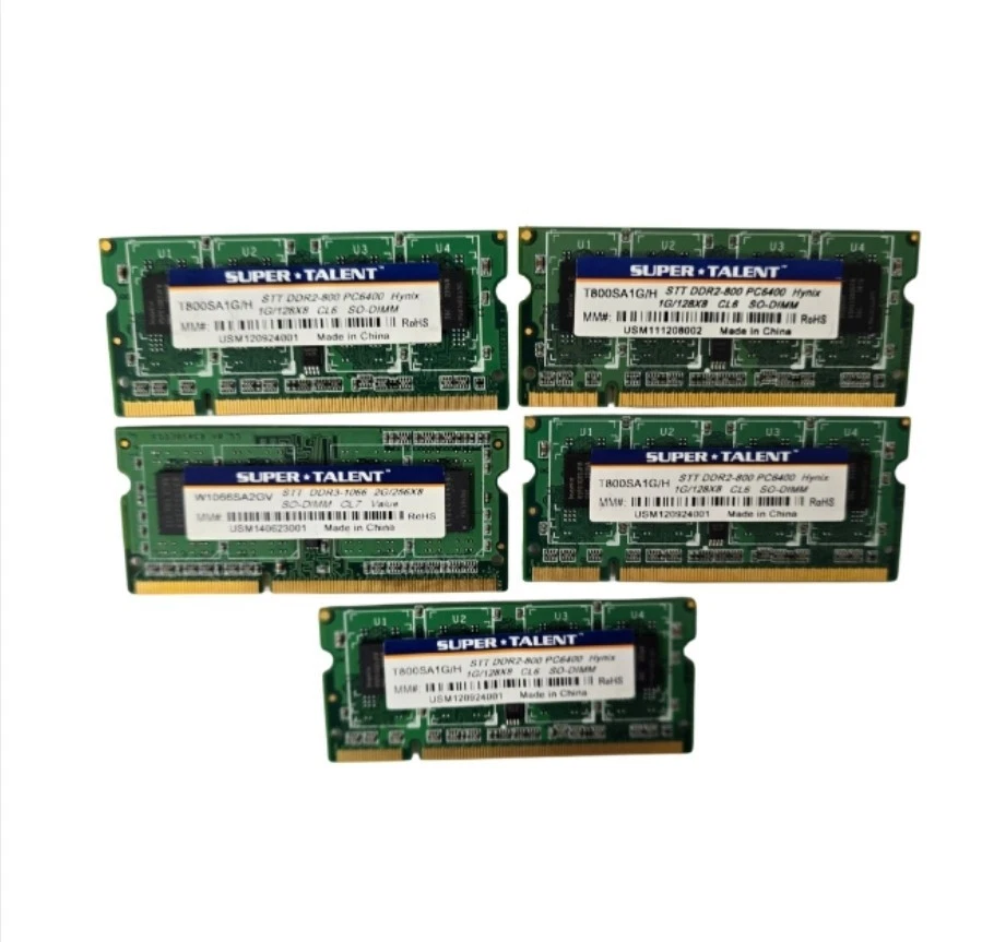 Super Talent DDR2-800 PC6400 Hynix 1GB/128x8 CL6 SO-DIMM - Image 3 of 3