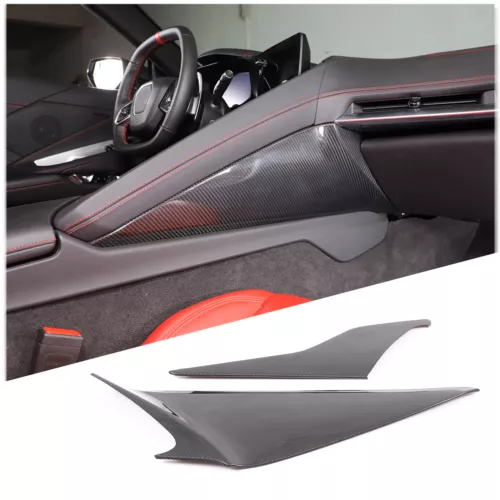 Real Dry Carbon Fiber Interior Dash Trim Cover Set Fits Corvette C8 2020-2025 - Bild 24 von 81