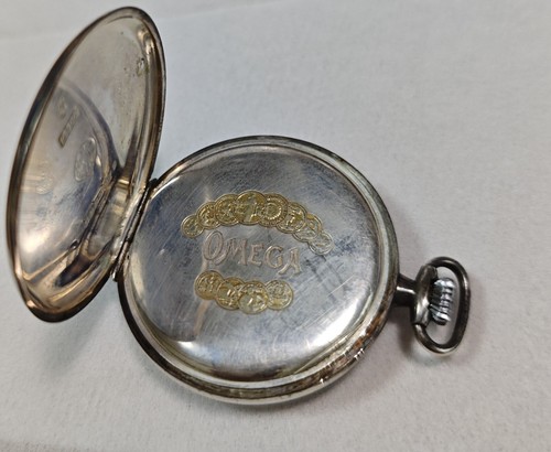 OMEGA Pocketwatch Men's Manual .900 silver Vintage Swiss #1499 - Picture 3 of 12