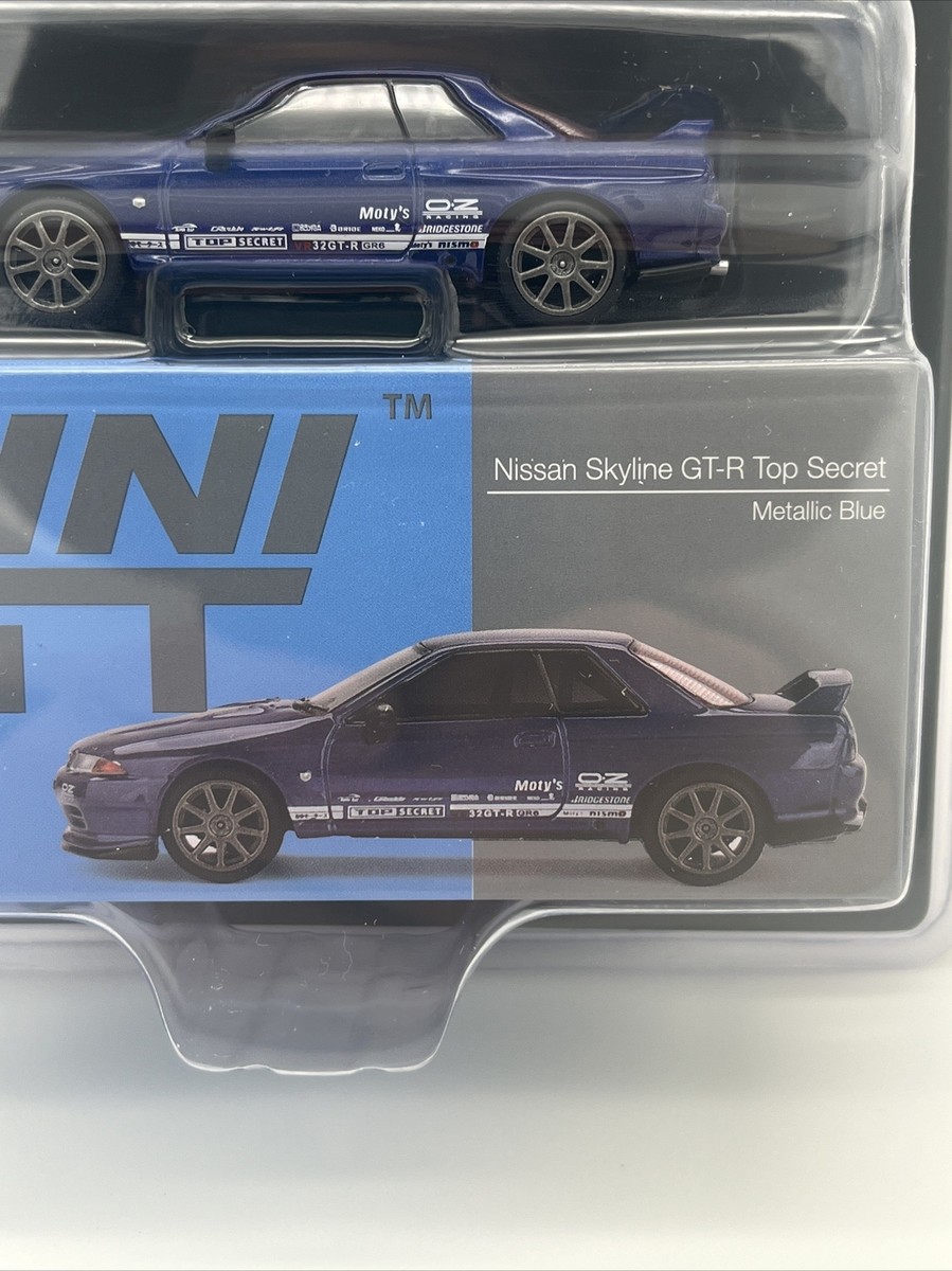 ミニカー MINI GT Nissan Skyline 32GT-R Top Secret MINI GT 1:64 Model Car Nissan Skyline GT-R Vr32 Top Secret
