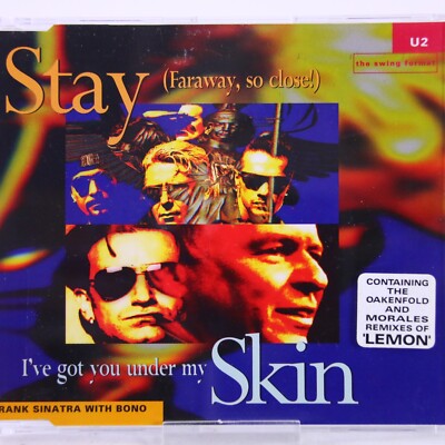 Music Musik MAXI U2 / Frank Sinatra And Bono   Stay (Faraway, So Close! Sehr Gut
