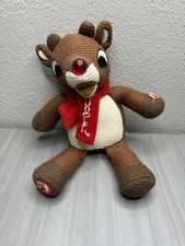 Rudolph The Red Nosed Reindeer Singing Light Up Plush Dan Dee 14" Stuffed Animal