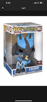 Funko Pop! Games Pokemon Lucario 10 inch Target Con Exclusive Vinyl Figure #863