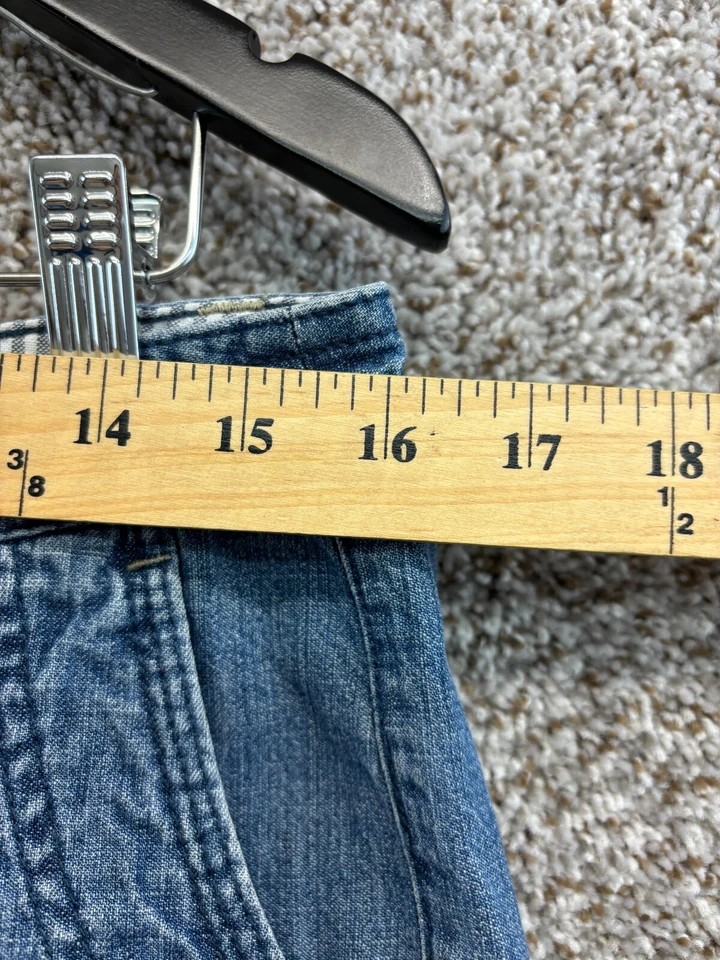 Natural Reflections Denim Bermuda Shorts 100% Cotton Jean Shorts Women's Size 10 - Image 4 of 4