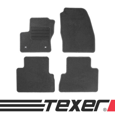 Auto Fussmatten Universal Fußmatten-Set Für Ford S-Max 7-Sitzer (2006-2012) – Anthrazit/Graphit, Aus Textil-Nadelfilz Fußmatten Ford S-Max