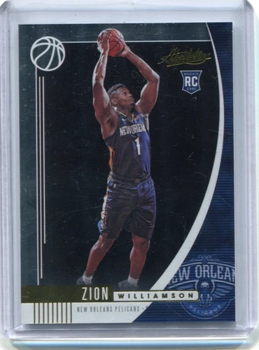 2019-20 Absolute - ZION WILLIAMSON - Silver Foil Rookie #16 NEW ORLEANS PELICANS