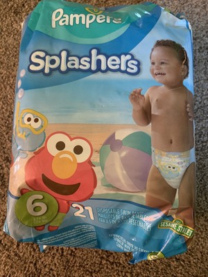 pampers splashers size 6