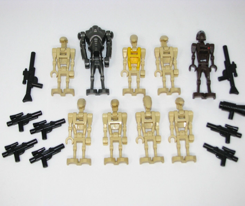 LEGO Star Wars Droids Minifigure Lot of 9 Battle, Super Battle, Commando