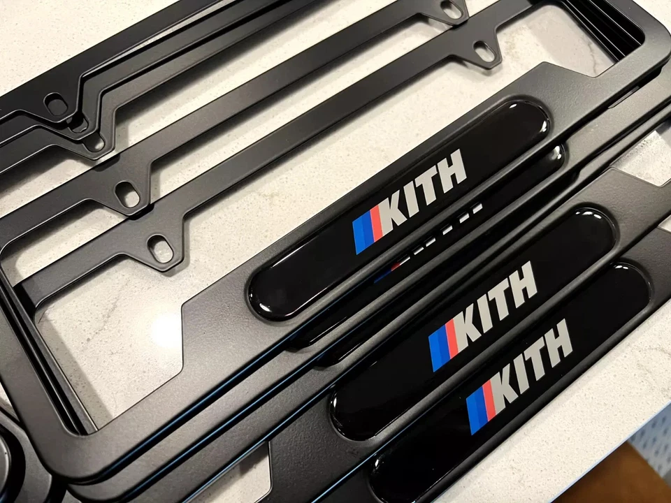 KITH MOTORSPORT LICENSE PLATE FRAME -  SAME DAY SHIPPING - 1:1 IDENTICAL - Image 3 of 4