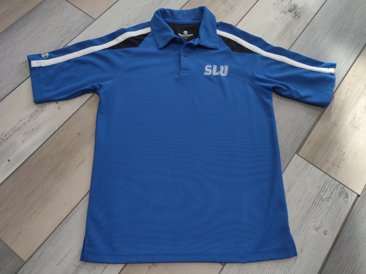 Saint Louis University SLU Billikens Blue Athletic S/S Golf Polo