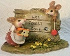WEE FOREST FOLK  SCAMPER DISPLAY PLAQUE MINT WITH BOX — photo 1