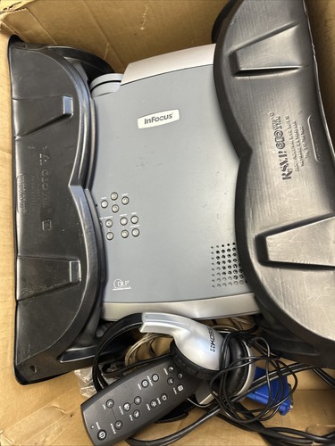 InFocus X2 DLP Projector - Works! Instructions And User Guide All Cords & Remote