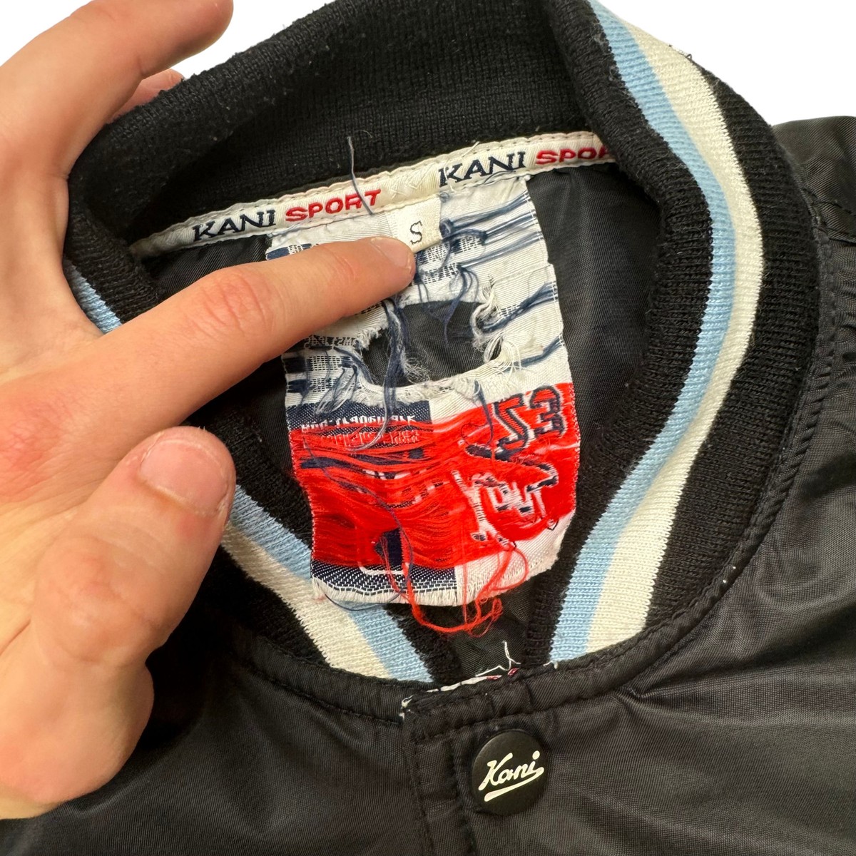 Karl Kani Sport 90's Brooklyn NYC Men's Small Bomber Varsity