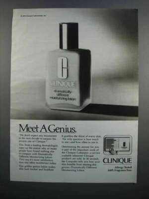 1983 Clinique Dramatically Different Lotion Ad