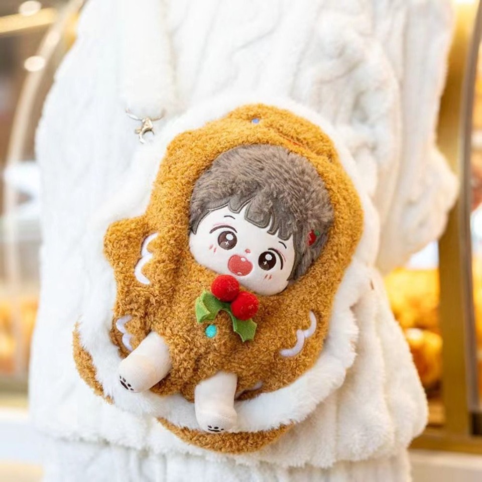 Cute Cotton Doll Bag Cartoon Outdoor Bag New Shoulder Bag for 20cm