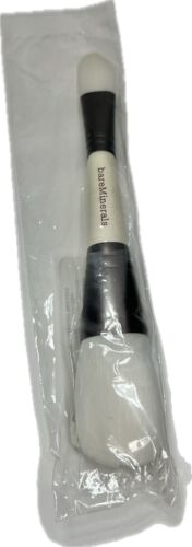 BareMinerals White Dual Complex Compress Makeup Brush 54936 Professional Grade