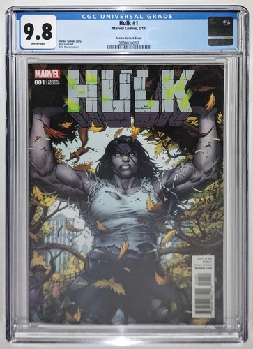 HULK #1 Variant 1:50 KEOWN Cvr CGC 9.8🔥Savage She Hulk Gray Incredible 2I40I449
