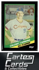 Bill Plummer 1988 CMC Calgary Cannons #24  Seattle Mariners Manager