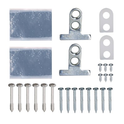 Universal Integrated Sliding Door Hinge Mounting Kit | Compatible Non
