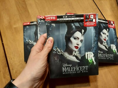 Disney Maleficent Mistress Evil 4K Ultra HD+Blu-Ray+DLC Target Limited Edition