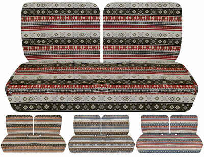Aztec Boho Bench seat covers fit 1959-1967Ford Galaxie Fr 50/50 top,solid bottom