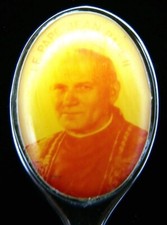 Pope John Paul II / Pape Jean Paul II 5" Collector's Souvenir Spoon