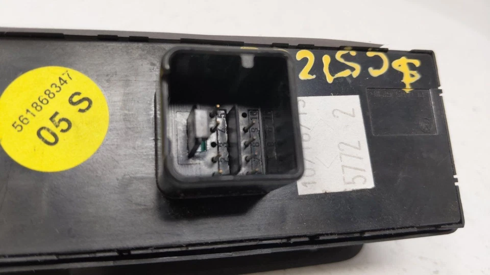 2006 Volkswagen Rabbit Driver Left Door Master Power Window Switch EYIOY - Image 4 of 4