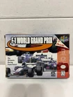 F-1 World Grand Prix (Nintendo 64, 1998) Authentic Box And Tray Only. NO GAME