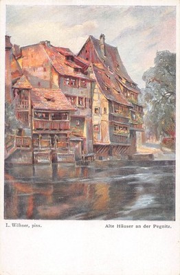 AK - DEUTSCHLAND - ALTE HAUSER AN DER PEGNITZ - UNBESPIELT