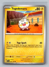 Togedemaru 050/159 Journey Together Non-Holo Pokemon TCG Card NM 2025 JTG