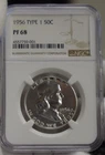 1956 US Franklin Half 50c NGC PF68 Type 1