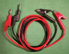 40" Multimeter Test Leads 4mm 'stacking' Banana Plug fits Simpson 250 260