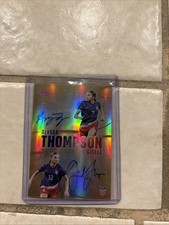 2025 Parkside USWNT Thermal ALYSSA &amp; GISELE THOMPSON Dual Auto - Team USA