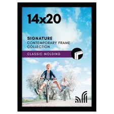 Americanflat 14x20 Picture Frame with Polished Plexiglass - Signature Collection