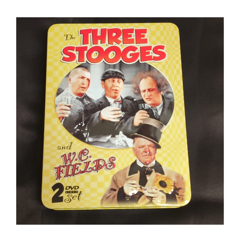 Timeless Media Group The Three Stooges & W.C. Fields Comedy 2 DVD Tin Case Set