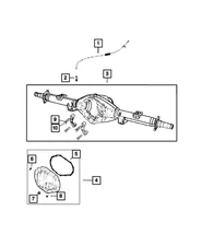 Genuine Mopar Axle Vent Hose 68421041AB