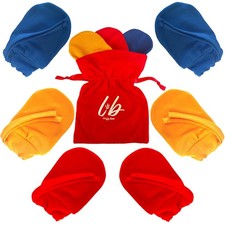 Baby Mittens for Eczema, 6-12 Months, Baby Gloves for Dry Skin, Overnight Moi...