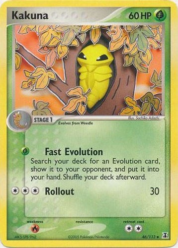 Pokemon Card - Delta Species 46/113 - KAKUNA (uncommon) - NM
